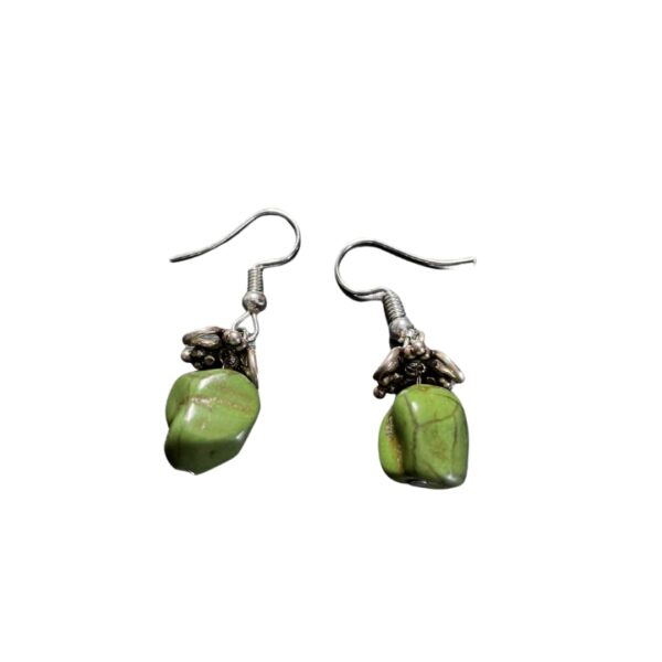 hook-wire-earrings-forest-green-bead